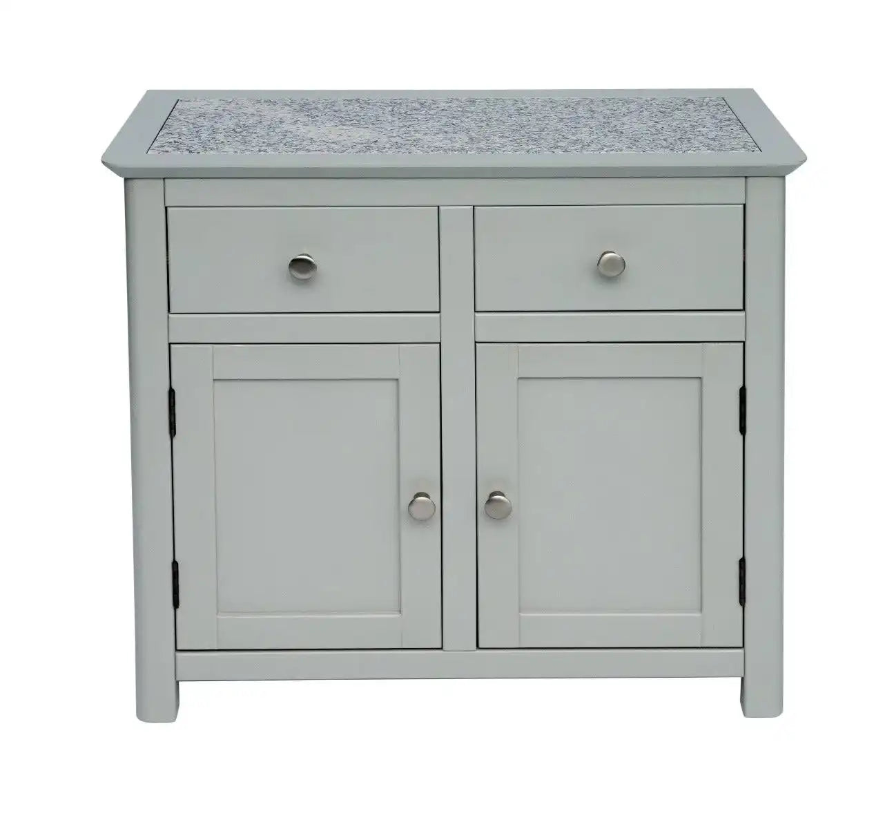 Core Products Perth Grey Handcrafted 2 Door 2 Drawer Sideboard - Price Crash Furniture
