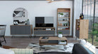 Core Vegas Bleached Oak Effect Wine Cabinet - Price Crash Furniture
