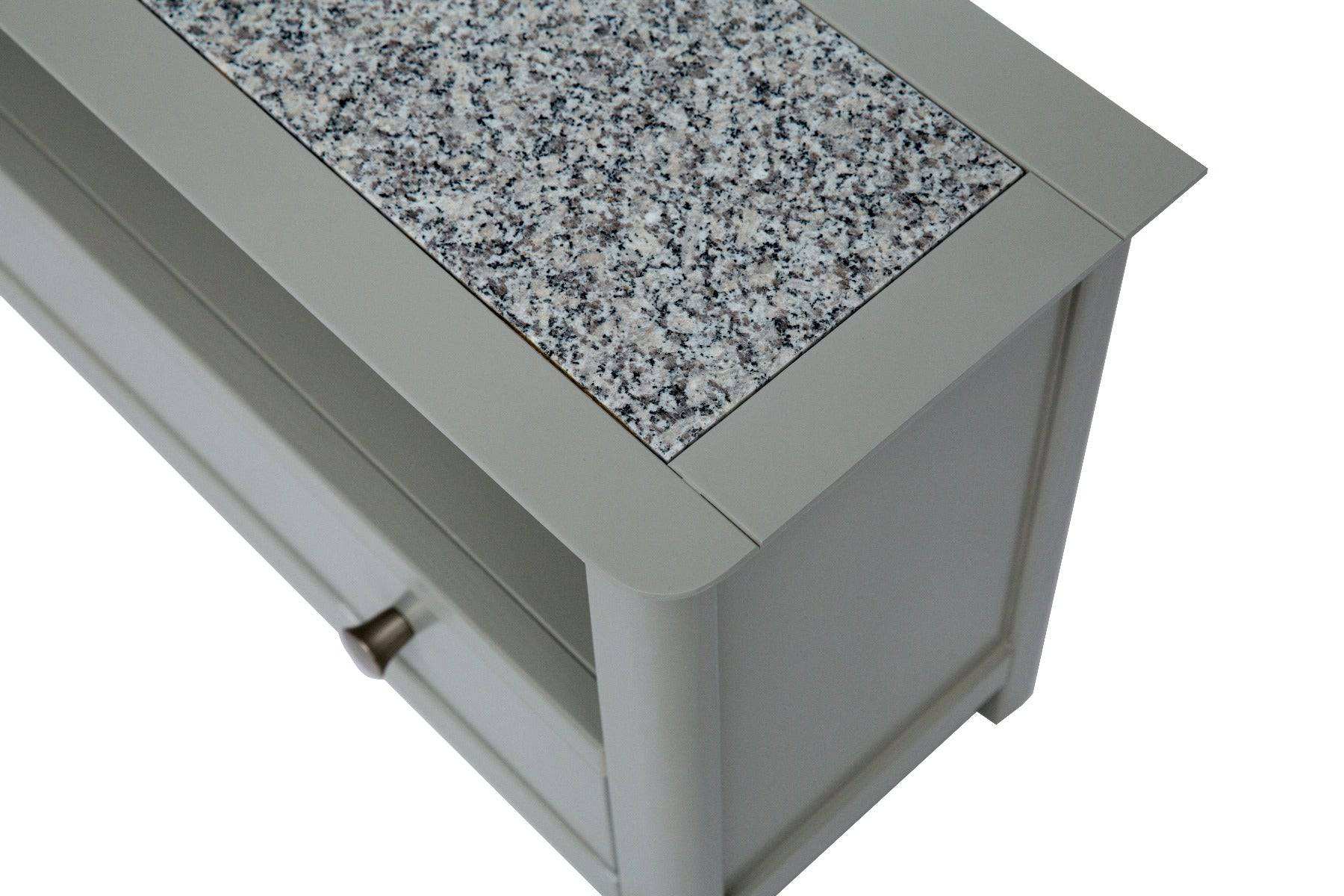 Core Products Perth Grey Handcrafted 2 Door 2 Drawer Sideboard - Price Crash Furniture