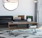 Core Vegas Bleached Oak Effect Coffee Table - Price Crash Furniture