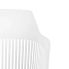 COSMOLIVING Camelo Resin Dining Chairs 2PK White - Price Crash Furniture