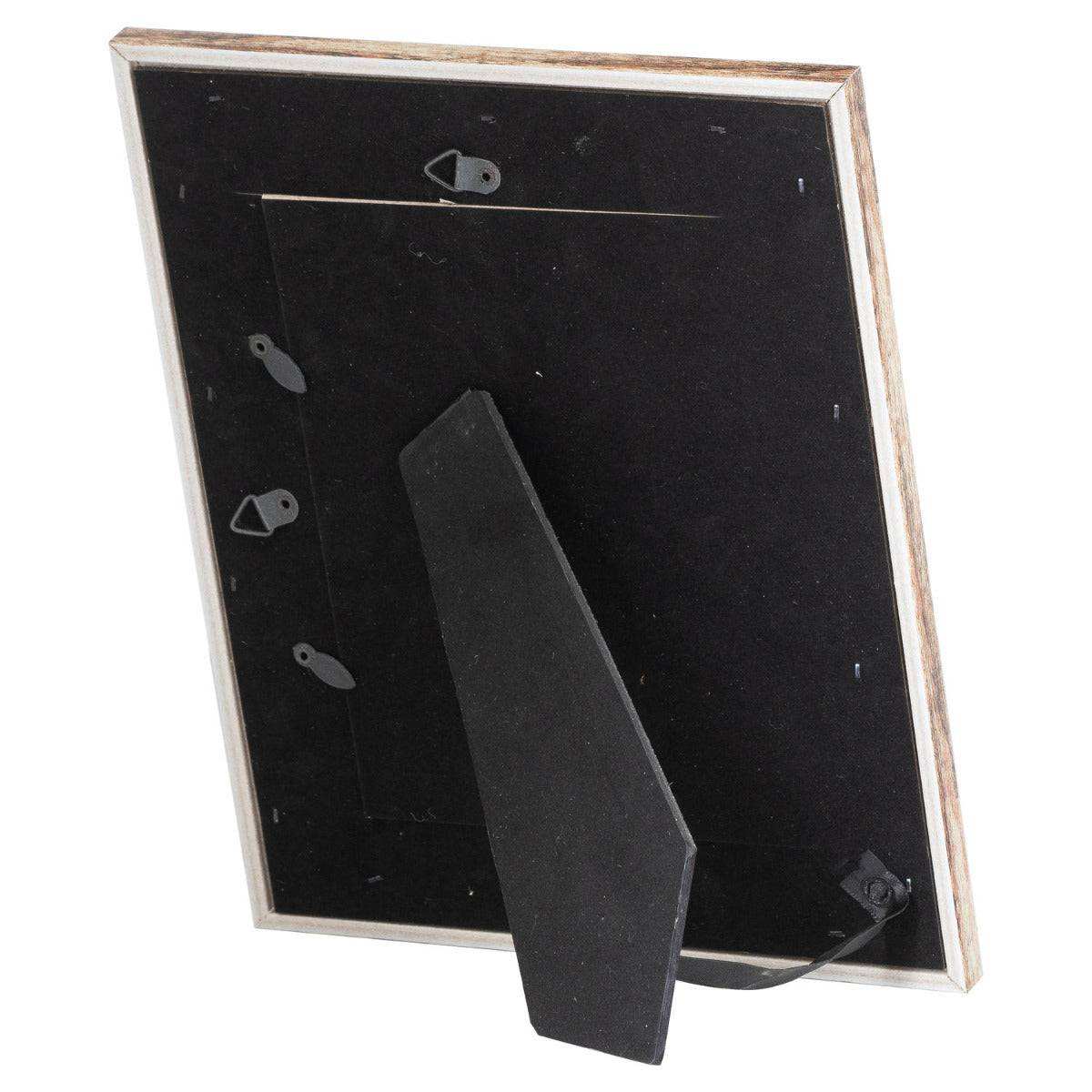 Distressed Wood With Silver Bevel 5X7 Photo Frame - Price Crash Furniture