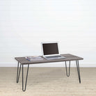 Owen Retro Coffee Table Distressed in Distressed Grey Oak - Price Crash Furniture