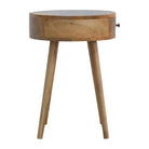 Floral Bone Inlay Bedside Cabinet - Price Crash Furniture