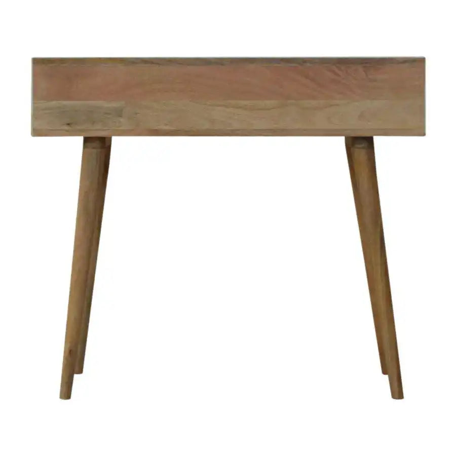 Floral Bone Inlay Console Table in Light Taupe - Price Crash Furniture