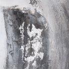 Galaxy Silver And Grey Hand Painted Canvas - Price Crash Furniture