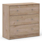 May Chest of 3 Drawers in Jackson Hickory Oak Effect - Price Crash Furniture