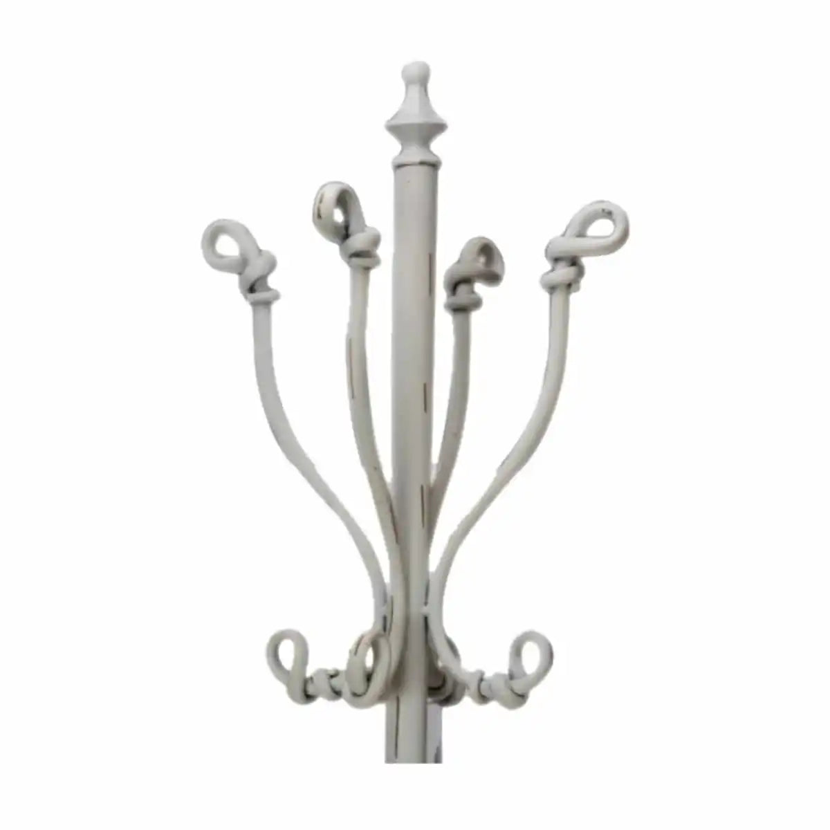 Metal Coat Rack in Cream - Home accessory - Price Crash Furniture