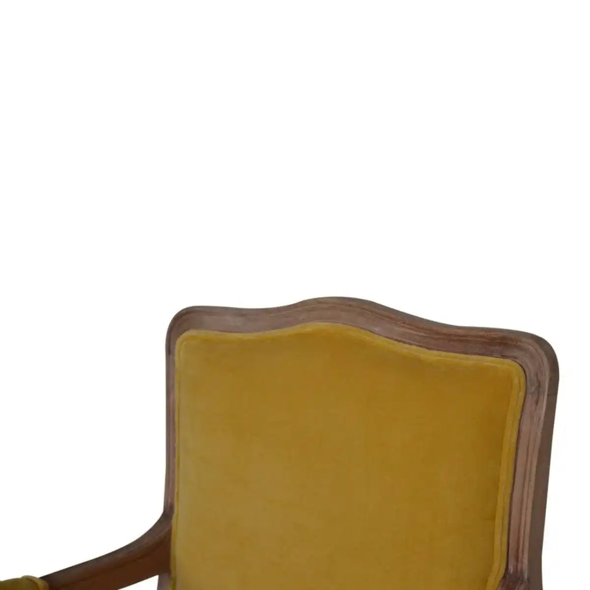 Mustard Velvet French Style Chair - Price Crash Furniture