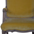 Mustard Velvet French Style Chair - Price Crash Furniture