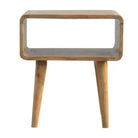 Nordic Style Open Bedside With One Compartment - Price Crash Furniture