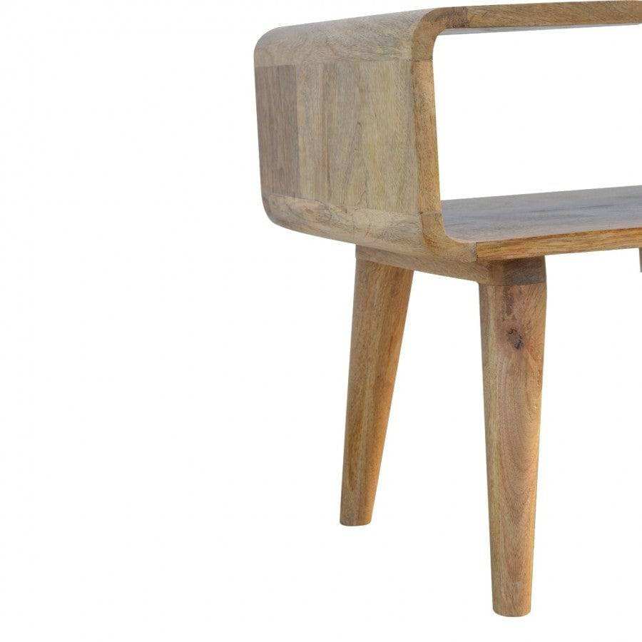 Nordic Style Open Bedside With One Compartment - Price Crash Furniture