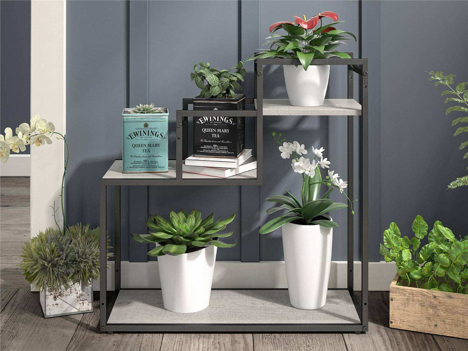 Novogratz Weston Plant Stand in Natural Finish - Price Crash Furniture