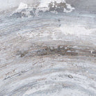 Orion Silver And Grey Hand Painted Canvas - Price Crash Furniture