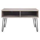 Owen Retro TV Stand In Distressed Grey Oak by Dorel - Price Crash Furniture