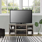Parsons Wooden Small TV Stand in Rustic Oak by Dorel - Price Crash Furniture