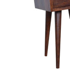 Petite Bedside Table in Washed Cherry Finish - Price Crash Furniture