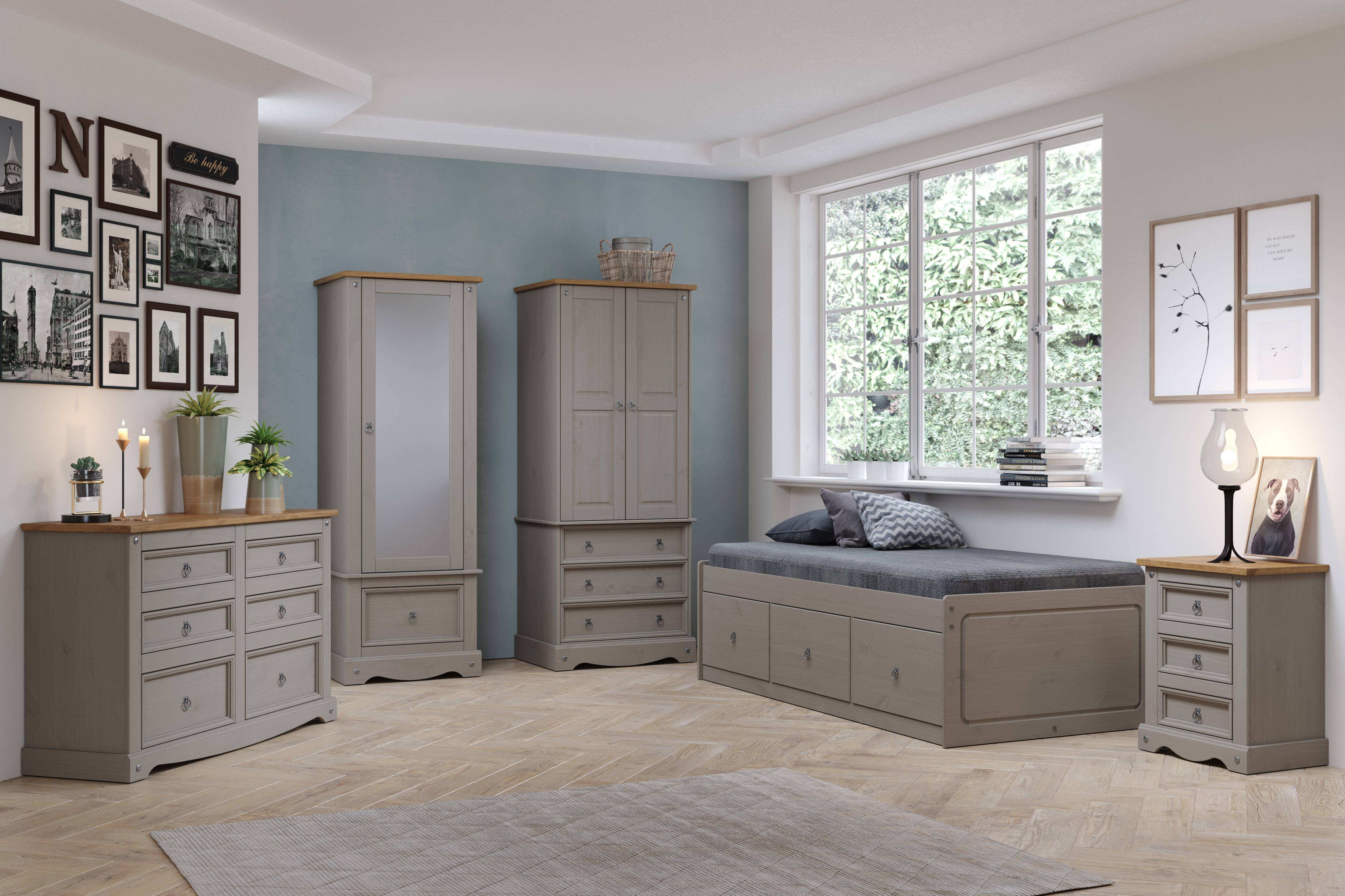 Corona Core Products Cabin Bed in Grey Waxed Pine - Price Crash Furniture