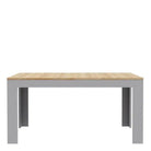 Bohol Extending Dining Table In Riviera Oak & Grey Oak - Price Crash Furniture