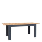 Bohol Extending Dining Table In Riviera Oak & Navy - Price Crash Furniture