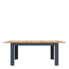 Bohol Extending Dining Table In Riviera Oak & Navy - Price Crash Furniture