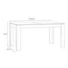 Bohol Extending Dining Table In Riviera Oak & Navy - Price Crash Furniture