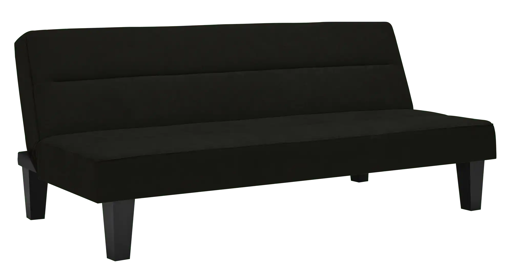 Kebo Futon in Black Velvet by Dorel - Price Crash Furniture