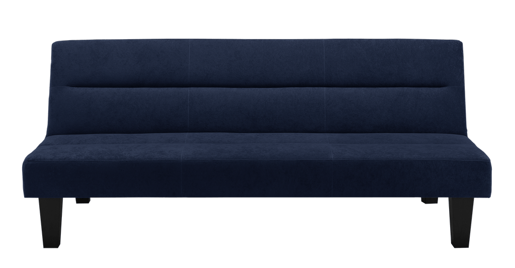 Kebo Futon in Blue Velvet by Dorel - Price Crash Furniture