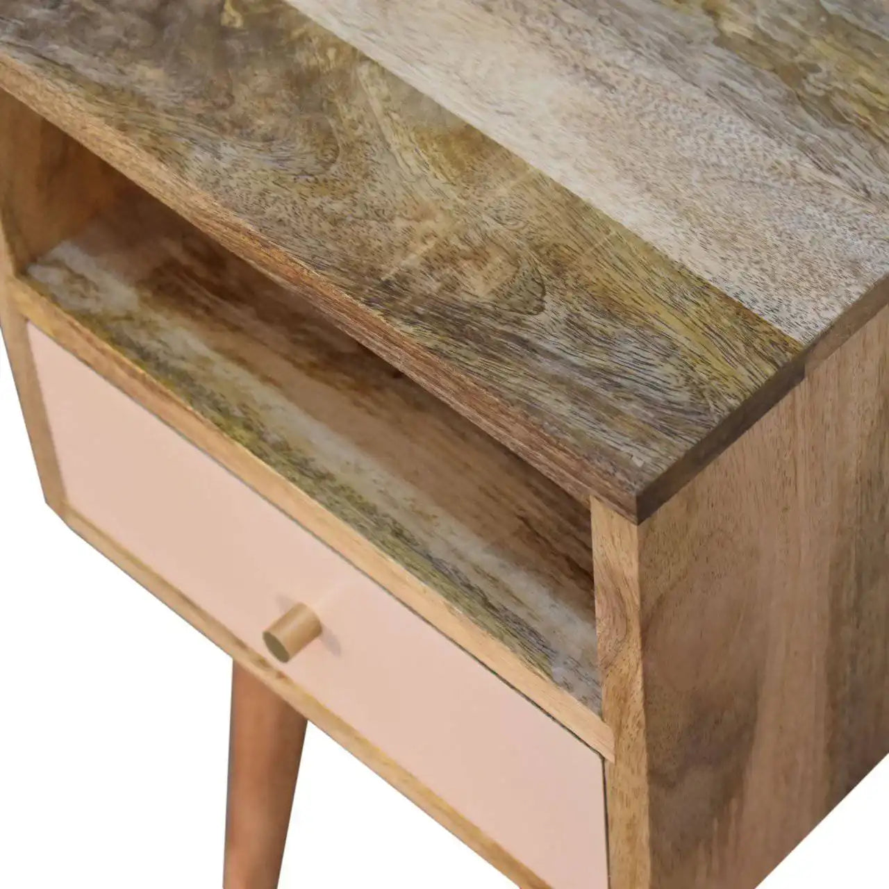 Mini Blush Hand Painted Bedside by Artisan Furniture - Price Crash Furniture
