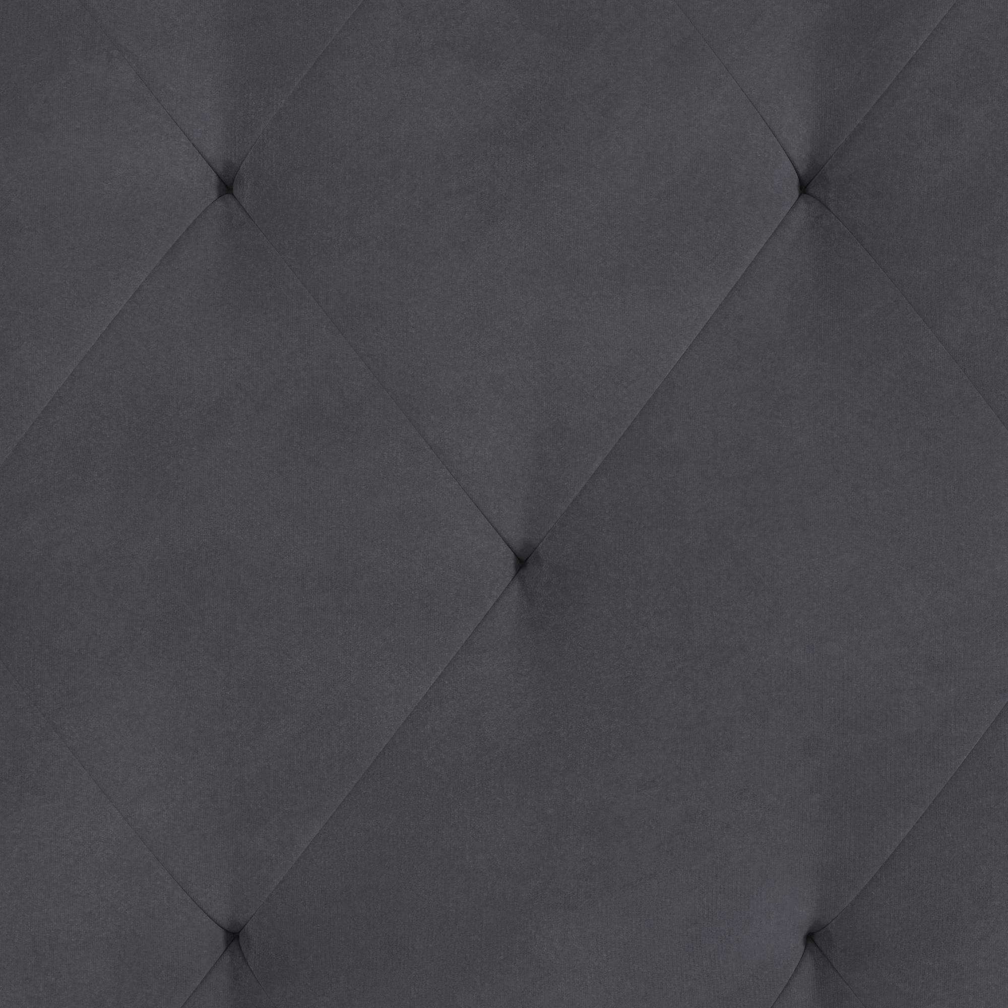 NOVOGRATZ Vintage Tufted Futon Grey Velvet - Price Crash Furniture