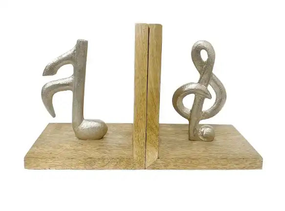 Set of Two Musical Note Bookends - Price Crash Furniture