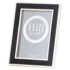 Silver Edged Black Velvet 5X7 Photo Frame - Price Crash Furniture