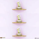 Simple and Natural Corner Wall Shelf 28.5cm 3-Pack in Solid Wood by Core - Price Crash Furniture