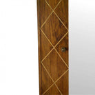 Solid Wood Distressed Double Sleigh Bed - Price Crash Furniture