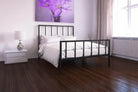 Stella Metal King Size Bed in Black by Dorel - Price Crash Furniture