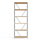 Leyo 6 Tier Bookcase Storage Unit - Price Crash Furniture