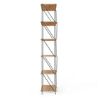Leyo 6 Tier Bookcase Storage Unit - Price Crash Furniture