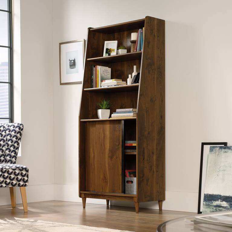 Teknik Hampstead Park Wide Bookcase with Storage Cupboard - Price Crash Furniture