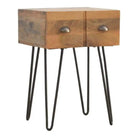 1 Drawer Bedside With Iron Base - Price Crash Furniture