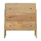 3 Drawer V-shaped Nordic Style Chest - Price Crash Furniture