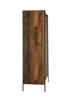 Abbey Tall 2 Door Wardrobe by TAD in Rustic Oak - Price Crash Furniture