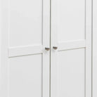 Astbury 2 Door Wardrobe in White & Oak Finish by TAD - Price Crash Furniture