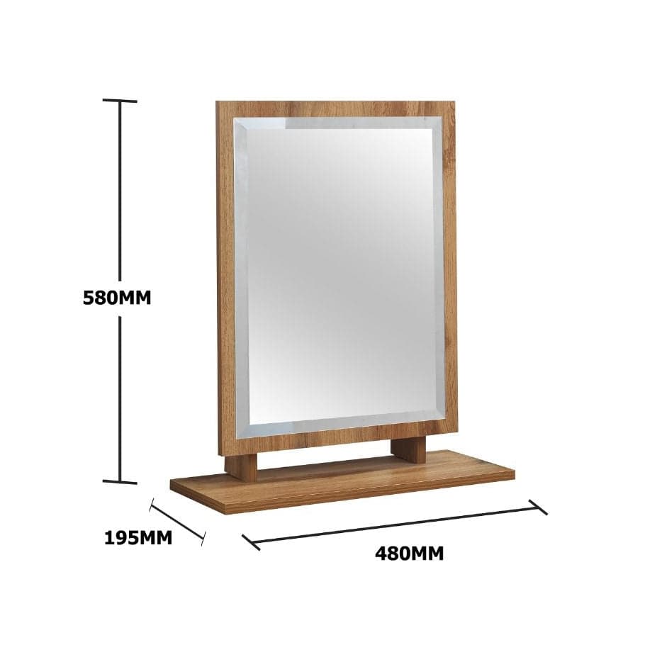 Astbury / Eaton Bevelled Vanity Mirror by TAD - Price Crash Furniture