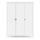 Barcelona Wardrobe with 3 Doors in White - Price Crash Furniture