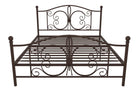 Bombay Metal King Size Bed Frame in Bronze by Dorel - Price Crash Furniture