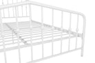 Bushwick Double Bed in White Metal by Dorel - Price Crash Furniture