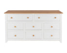 Capri 6+2 Drawer Large Chest of Drawers - Price Crash Furniture
