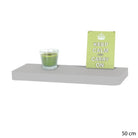 Core Arran Light Grey 500x195mm Floating Shelf Kit - Price Crash Furniture