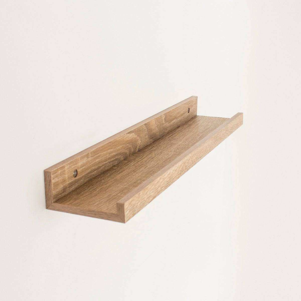 Core Dura Foiled Oak 58cm Display Wall Shelf - Price Crash Furniture