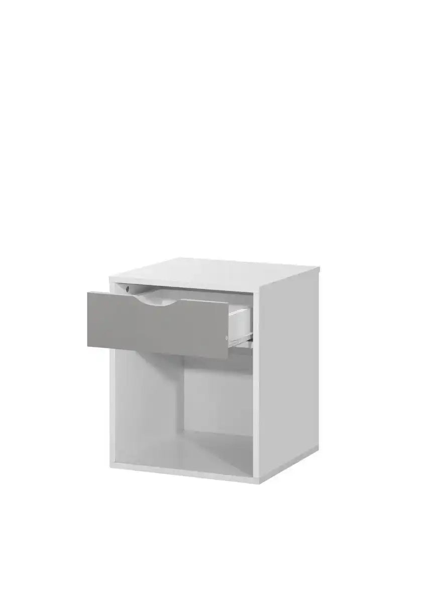 Alton 4 Piece Bedroom Set in Grey and White by TAD - Price Crash Furniture
